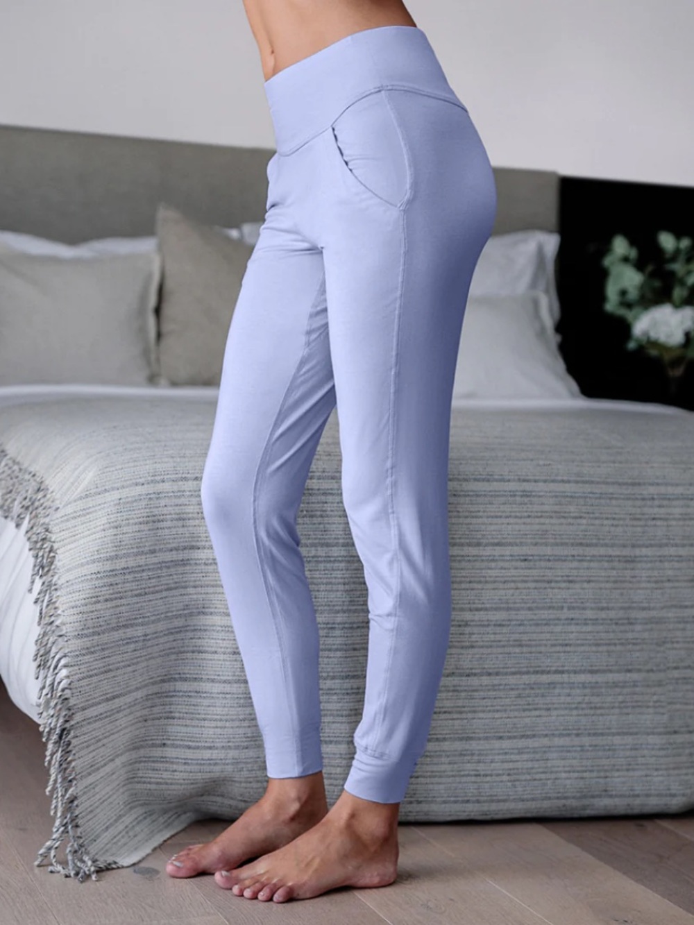 Dagsmejan Women's Nattwell Pants Cuff Morning Blue XS NWT